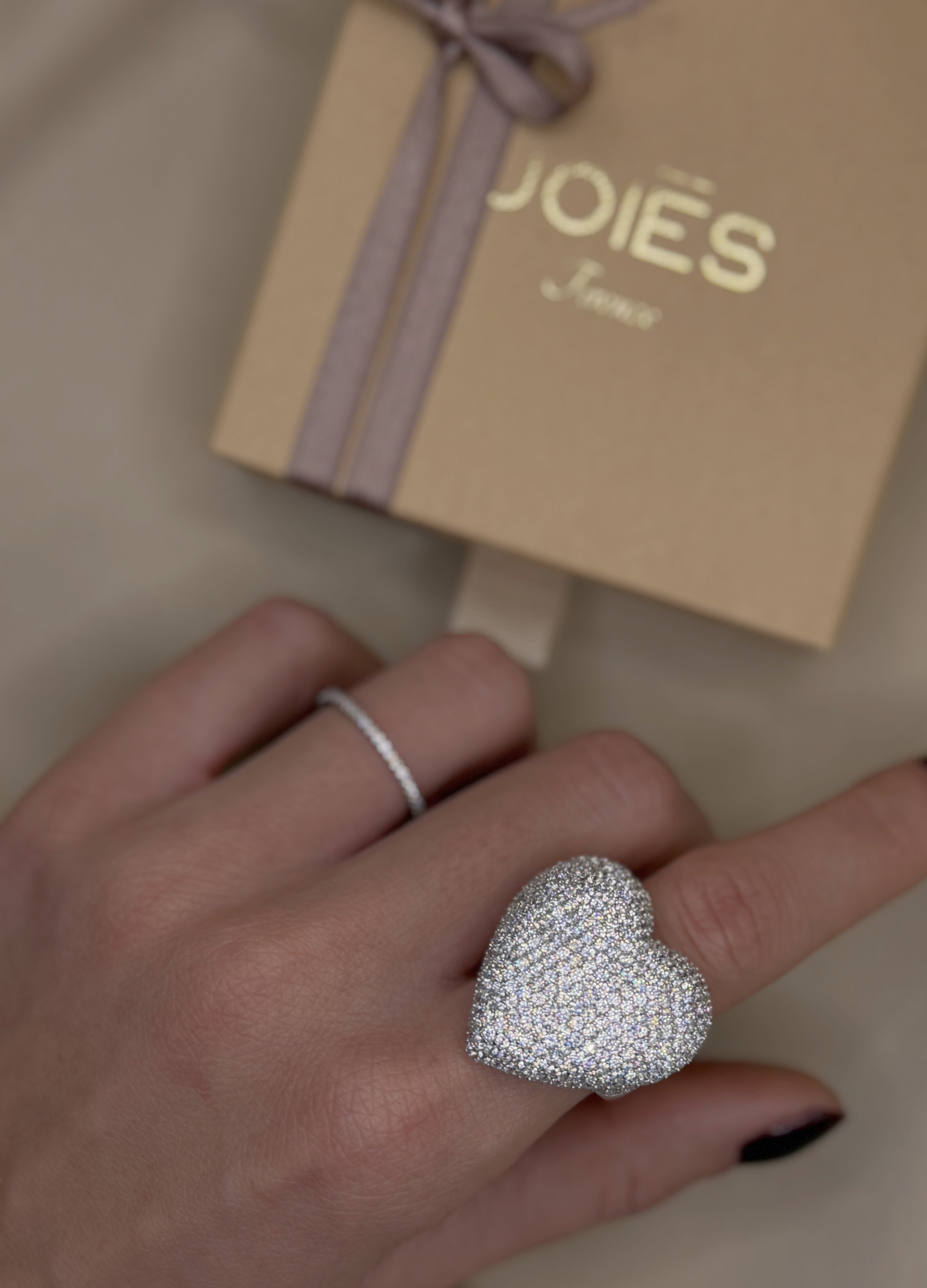Anello Cupido Pavè