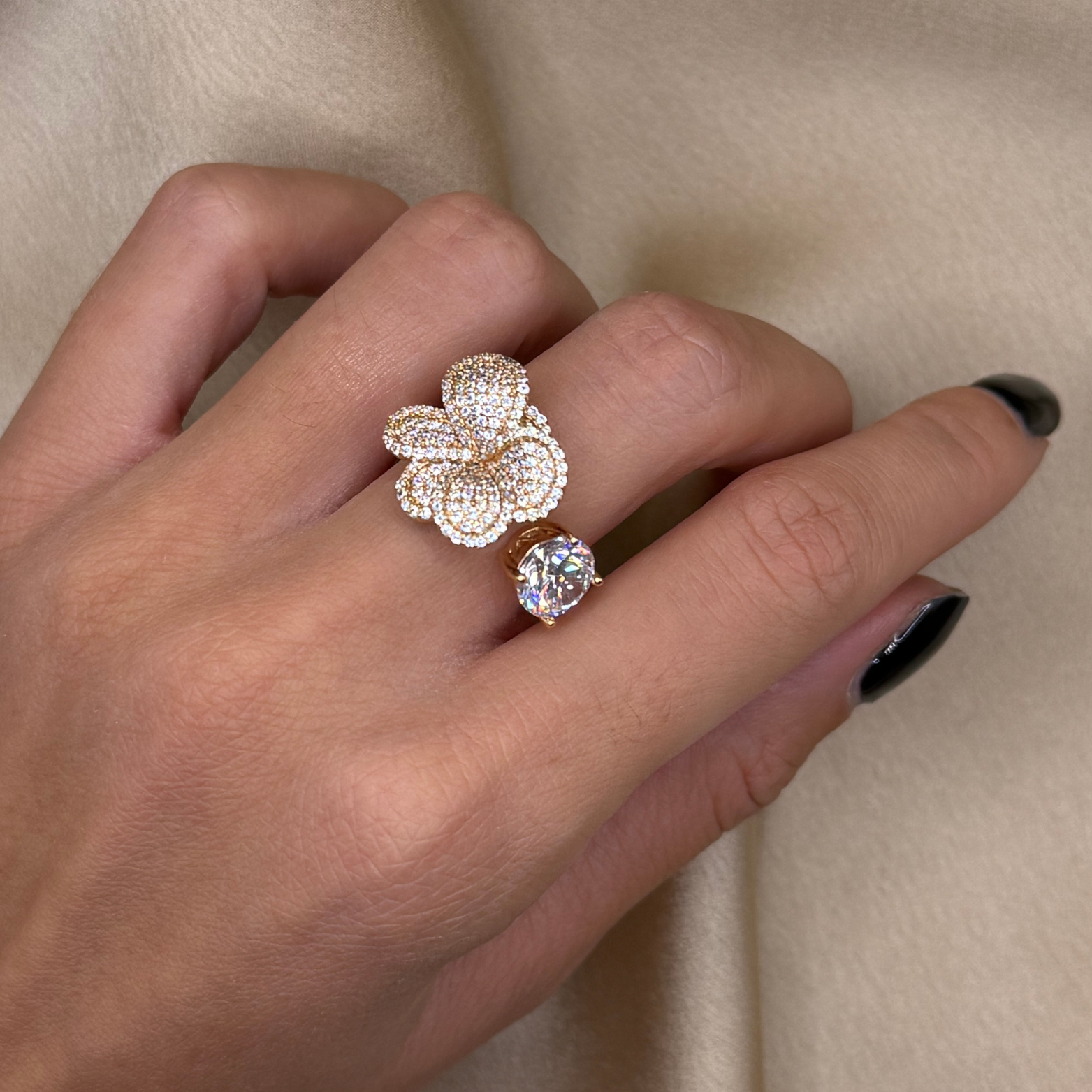 Anello Diamond Pavè