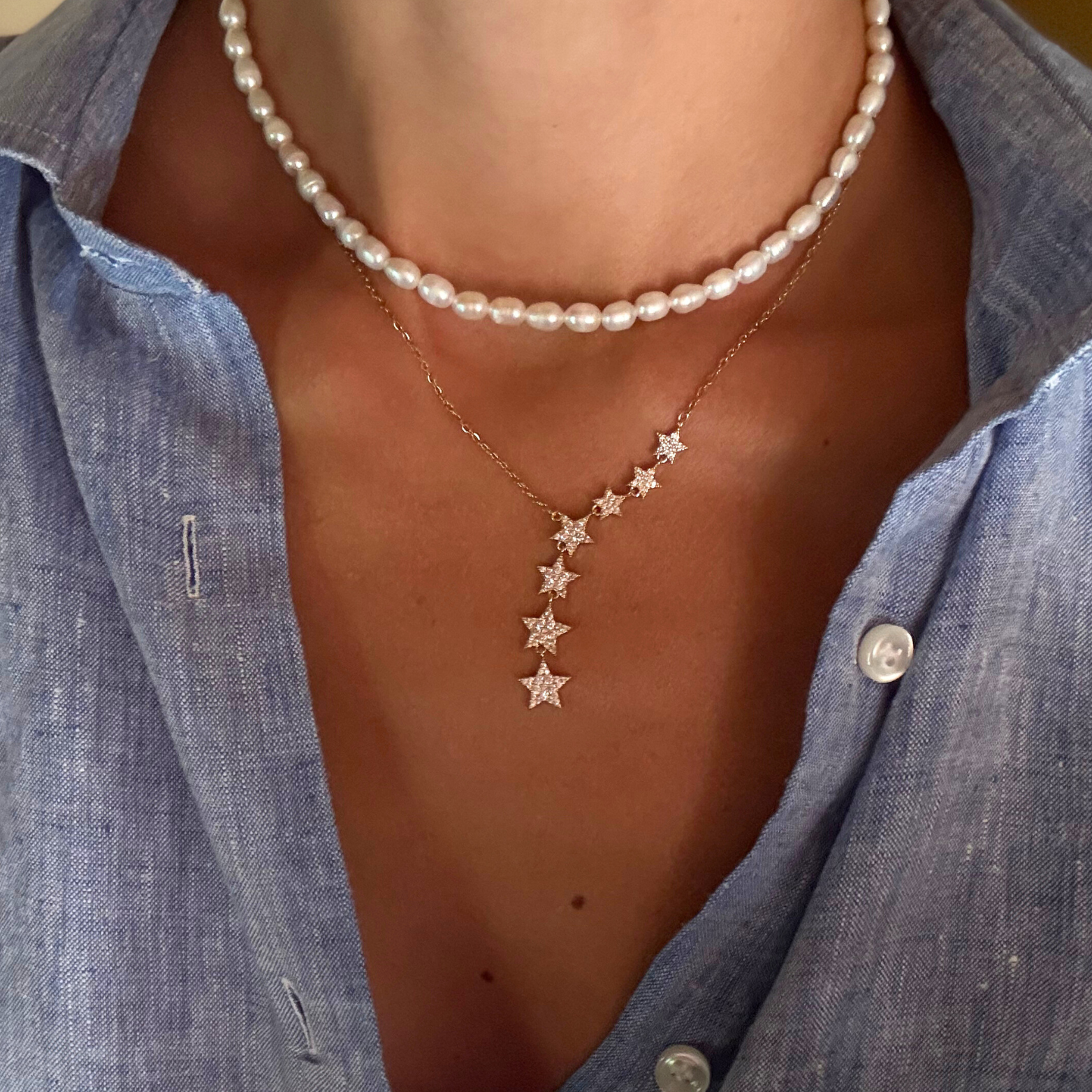 Choker Pearl Sunset
