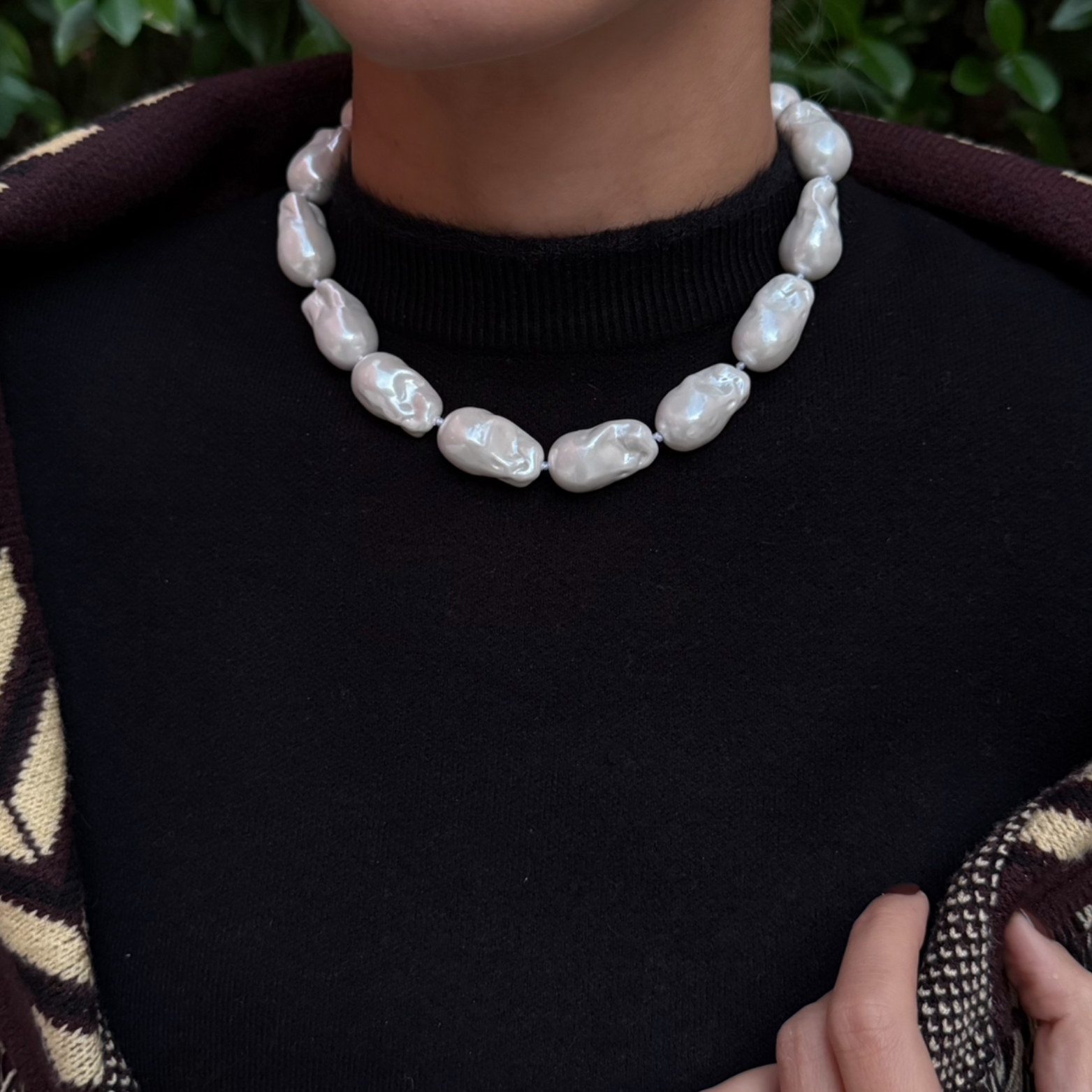 Collana di Perle Irregolari