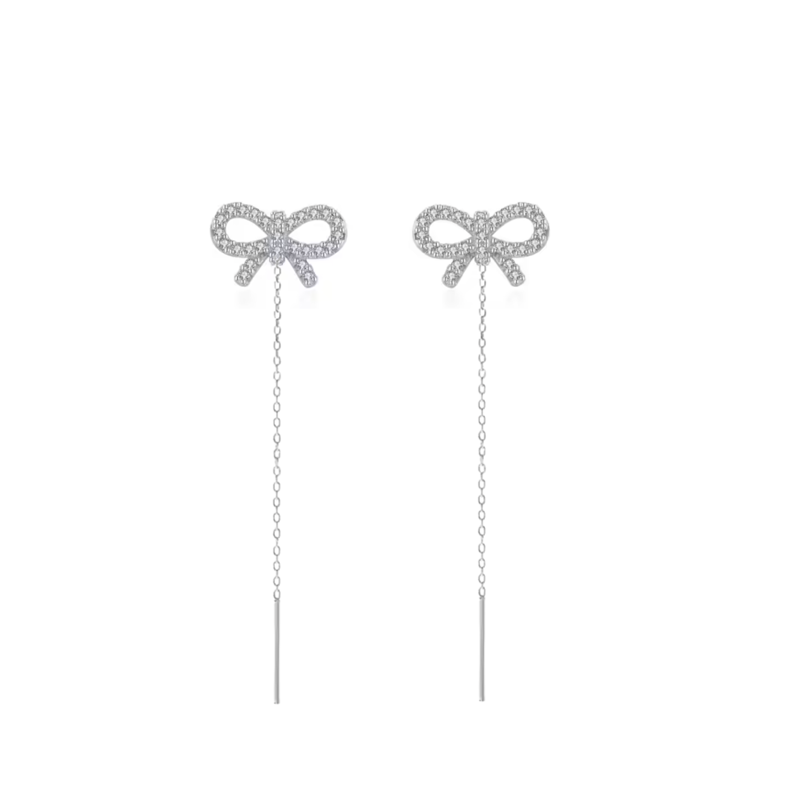 Orecchini Silver Bow