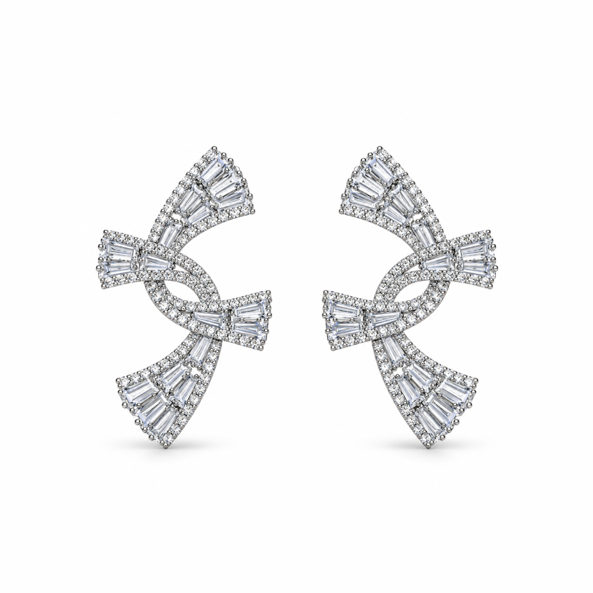 Orecchini Silver Bow