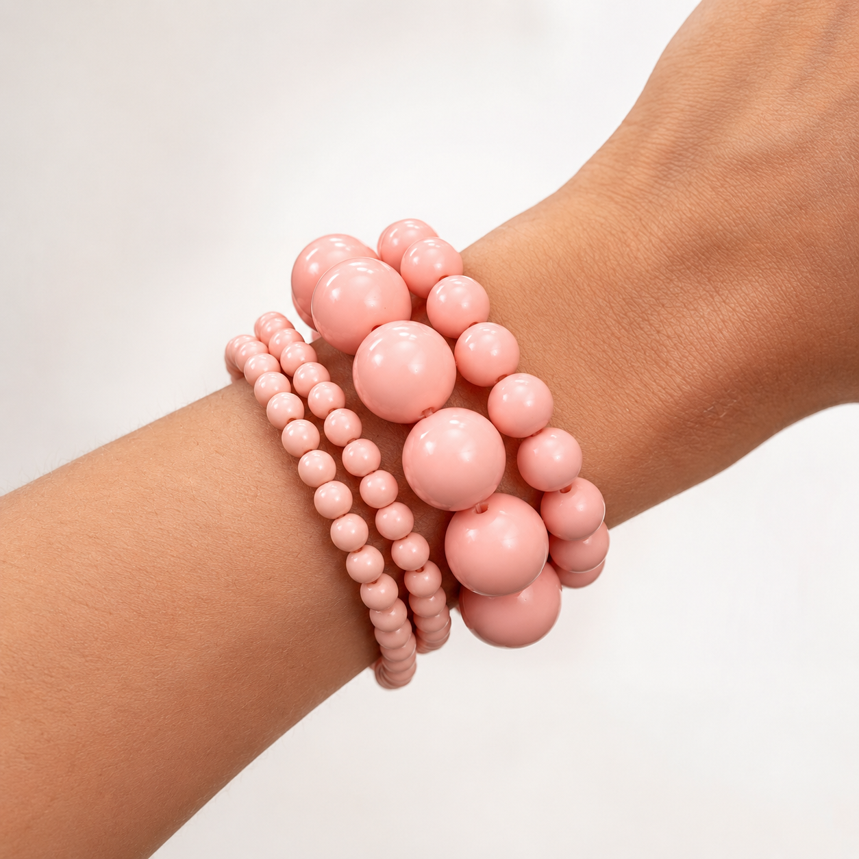 Set bracciali rosè