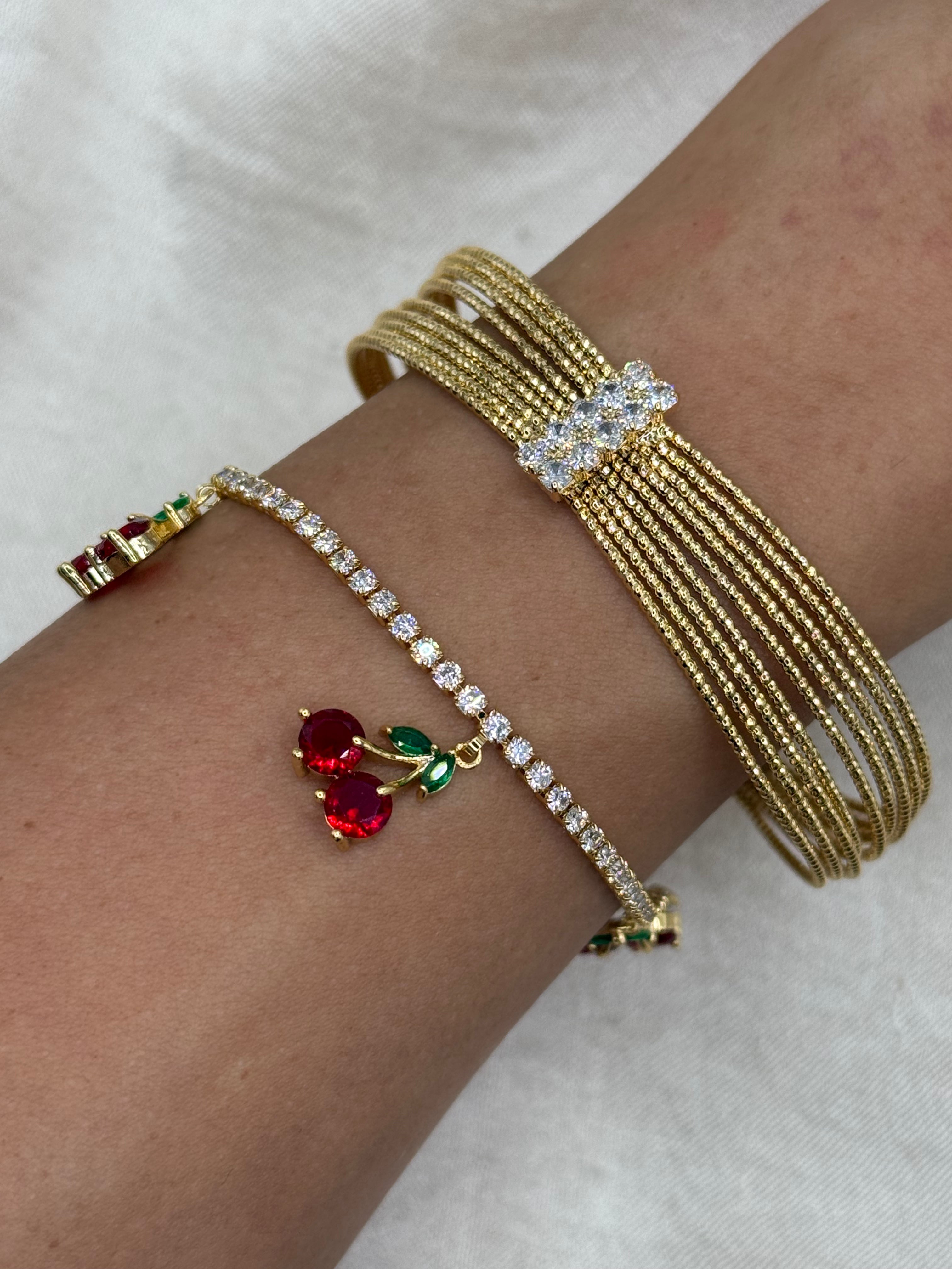 Bracciale Tennis Cherry