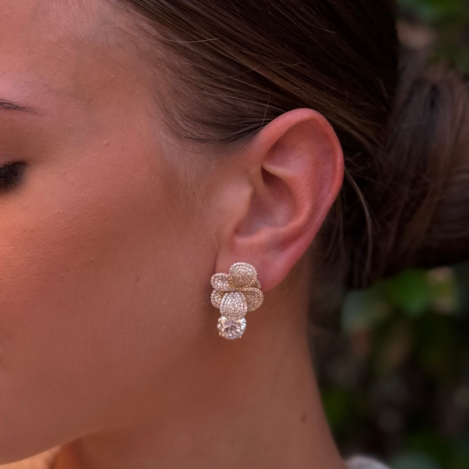 Orecchini Diamond Pavè