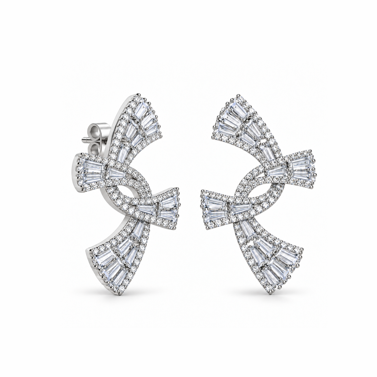 Orecchini Silver Bow