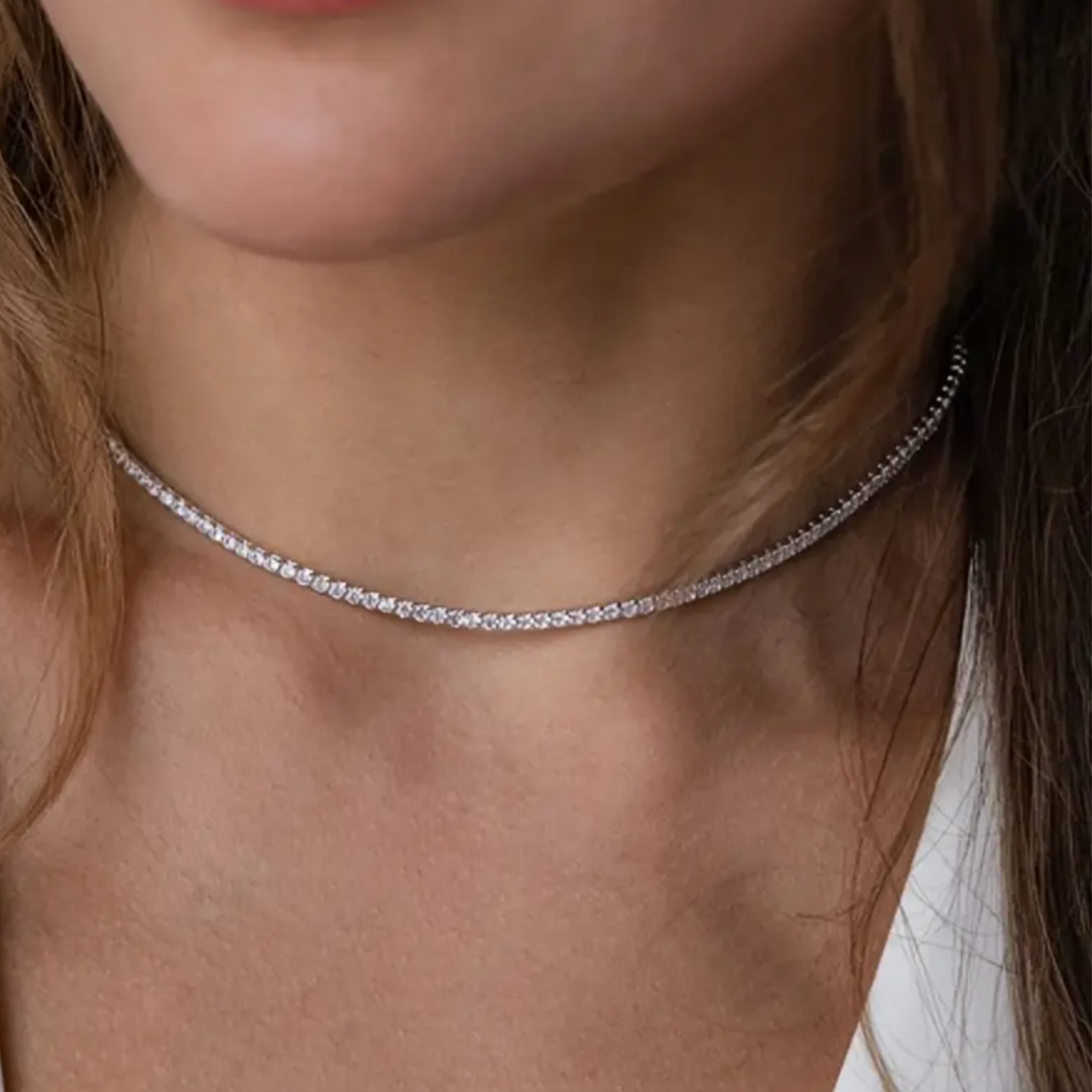 Collana Tennis Rigida